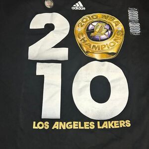 Adidas Los Angeles Lakers 2010 Champs Ring Shirt Youth XL Kobe Bryant